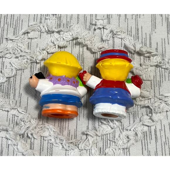 Fisher Price Little People Airplane Ride Amusement Fun Park 1993 w Figures - Picture 2 of 8